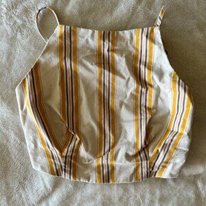 Abercrombie Open Back Crop Top